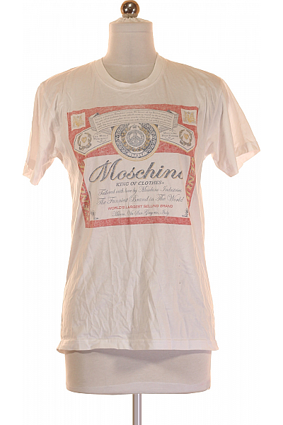 Pánské Tričko s Potiskem Barevné MOSCHINO Vel.  UNI