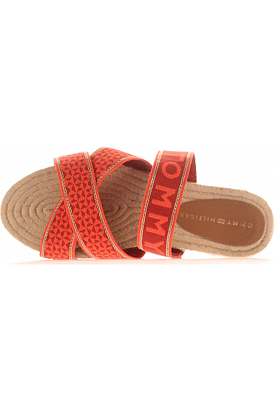 Dámské Pantofle Červené TOMMY HILFIGER Vel.  40