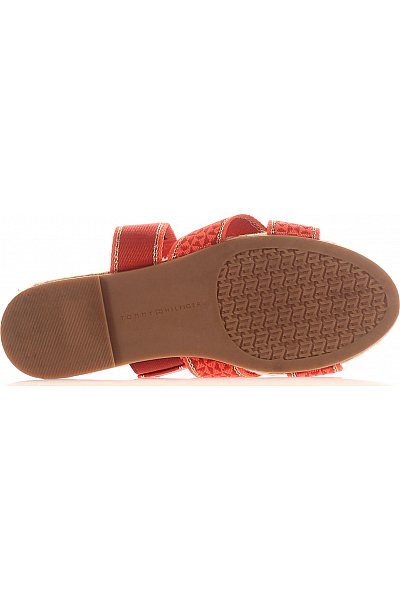 Dámské Pantofle Červené TOMMY HILFIGER Vel.  40