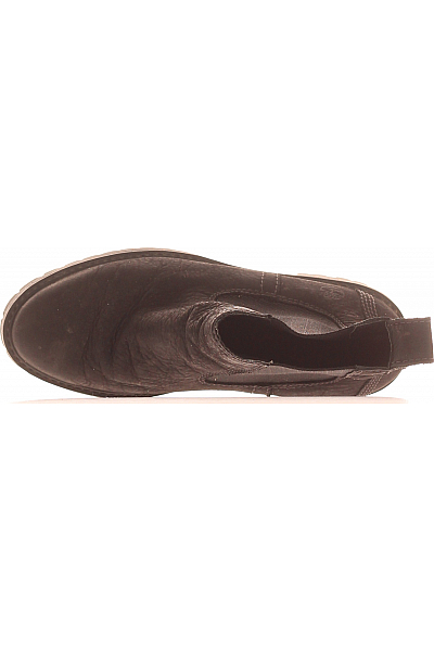 Dámské Boty Kožené Černé Timberland Vel. 37