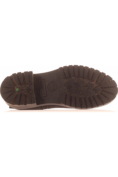 Dámské Boty Kožené Černé Timberland Vel. 37