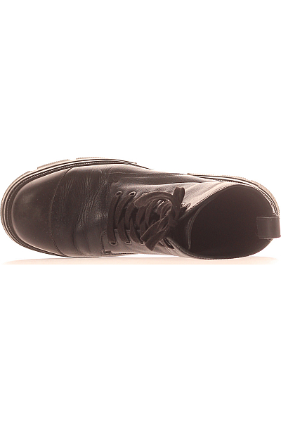 Calvin Klein Pánské Boty Kožené Černé Second hand Vel. 42