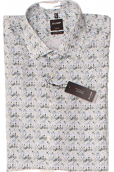 OLYMP Pánská Košile Zelená