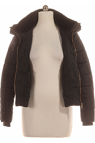Prošívaná Dámská Bunda Černá ZARA Second hand Vel.  M