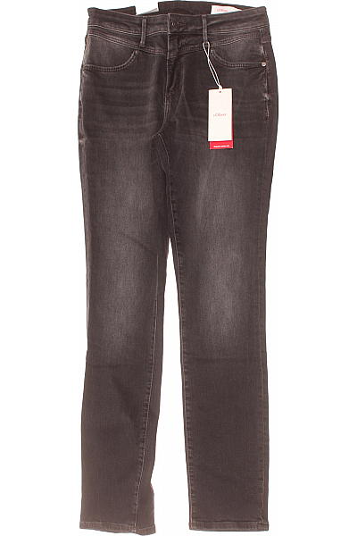 Boyfriend Dámské Džíny Černé S.OLIVER Outlet Vel. 38/32
