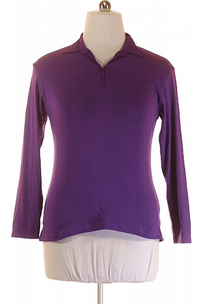 Dámské Polo Tričko Fialové Second hand Vel.  XL