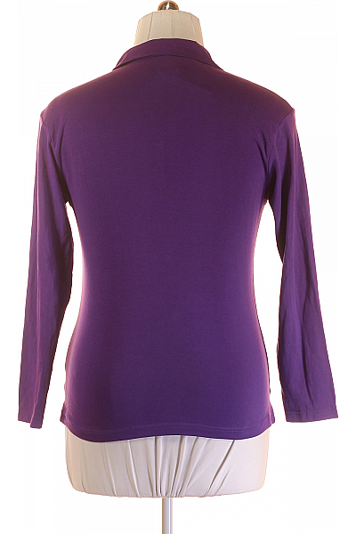 Dámské Polo Tričko Fialové Second hand Vel.  XL
