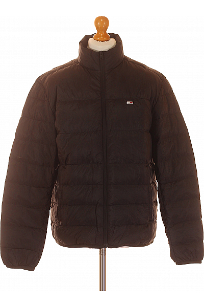 TOMMY HILFIGER Prošívaná Pánská Bunda Černá Vel. M