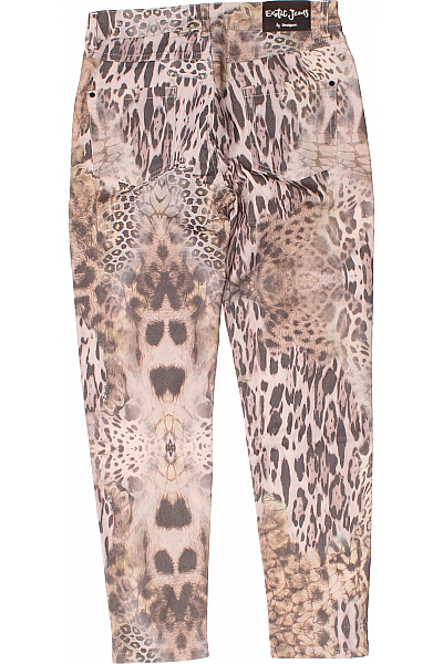 DESIGUAL Dámské Kalhoty Rovné Barevné Vel.  40
