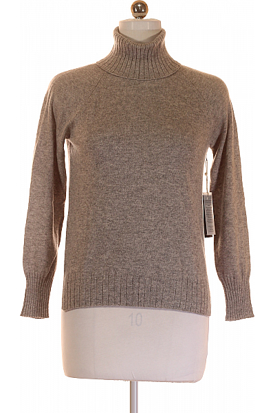 Dámský Svetr Kašmírový Šedý