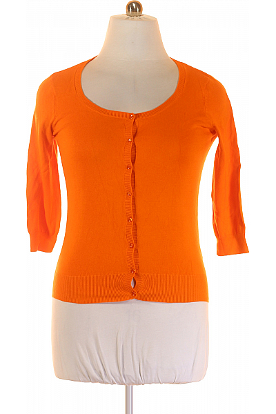 Dámský Svetr Oranžový ZARA Second hand Vel.  XL