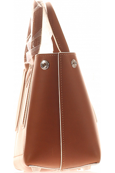 Longchamp Kabelka Kožená Hnědá