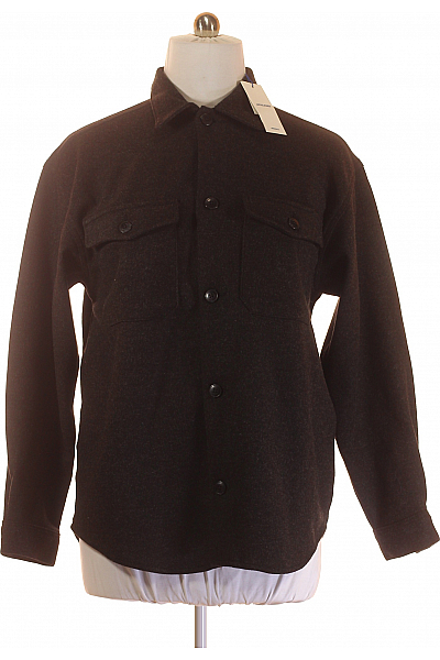 JACK & JONES Krátký Pánský Kabát Černý Outlet Vel. L