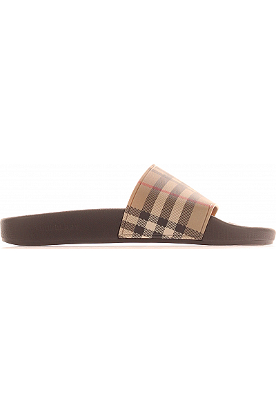 Bez Pantofle Chybí štítek Černé BURBERRY Outlet