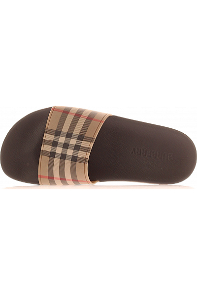 Bez Pantofle Chybí štítek Černé BURBERRY Outlet