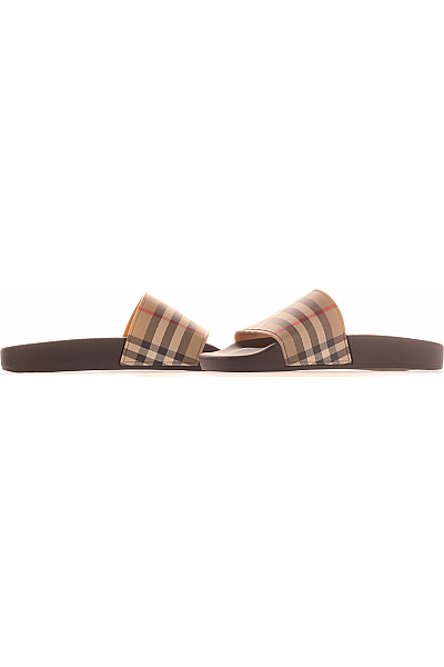 Bez Pantofle Chybí štítek Černé BURBERRY Outlet