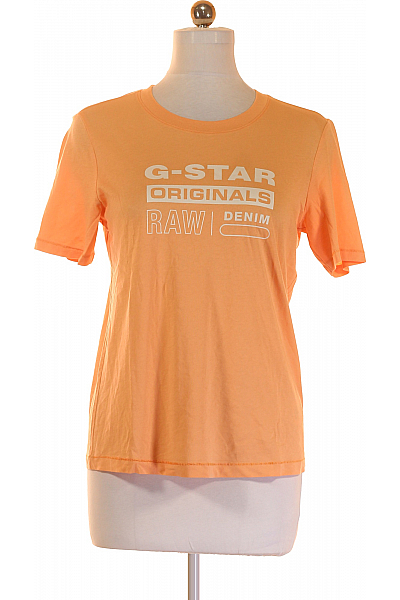 G-Star Dámské Tričko Oranžové Vel. M
