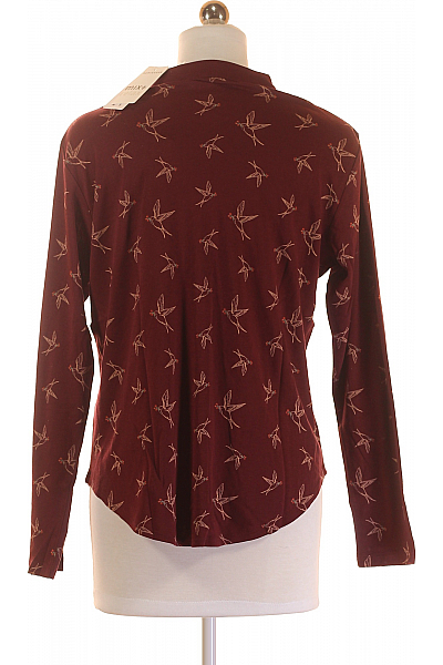Vzorovaná Dámská Košile Vínová Schiesser