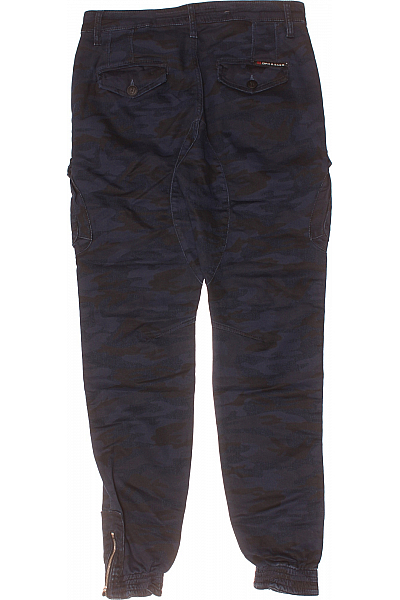 Pánské Kalhoty Kapsáče Modré Cipo&Baxx Outlet Vel.  30/34