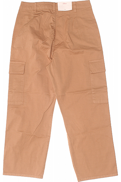 Dámské Kalhoty Kapsáče Béžové S.OLIVER