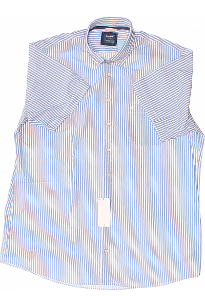 Vzorovaná Pánská Košile Modrá OLYMP