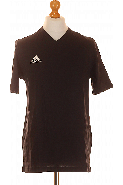 ADIDAS Sportovní Pánské Tričko Černé