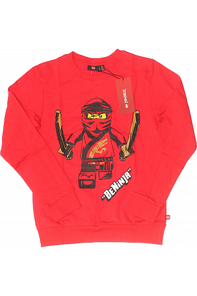 Lego Chlapecká Mikina Bavlněná Červená