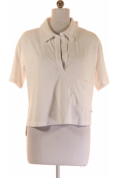 Oui Dámské Polo Tričko Bílé Vel. 36