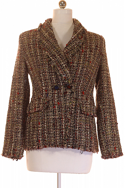 DESIGUAL Teplé Dámské Sako Barevné Vel. 38