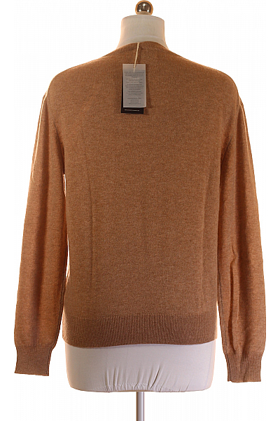 Dámský Pulovr Kašmírový Hnědý Cashmere Vel. XL