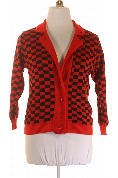 Dámský Cardigan Červený Second Hand