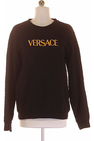 Dámská Mikina Bez Zapínání Černá VERSACE Second Hand Vel. S