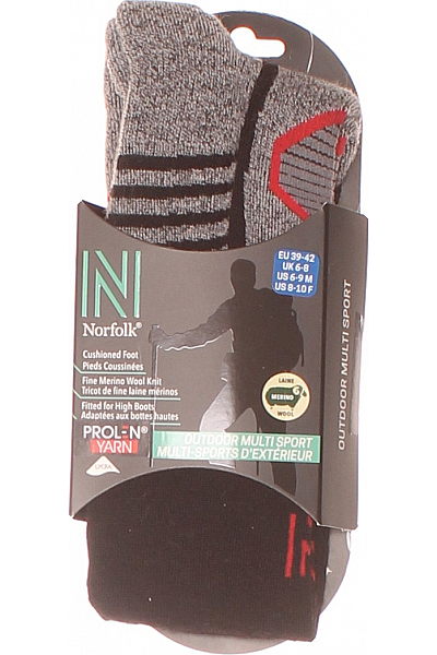 Ponožky Polyamidové Šedé Outlet
