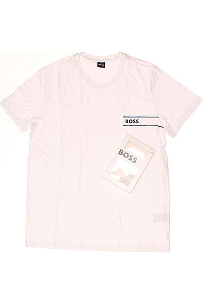 Hugo Boss Pánské Tričko Bílé Vel. L