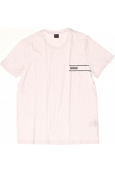 Hugo Boss Pánské Tričko Bílé Vel. L