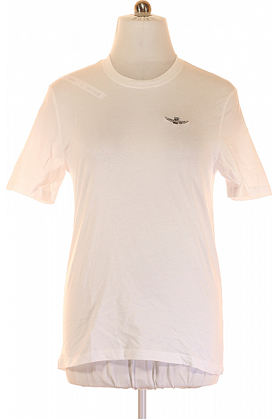 Aeronautica Militare Pánské Tričko Bílé Vel. XL