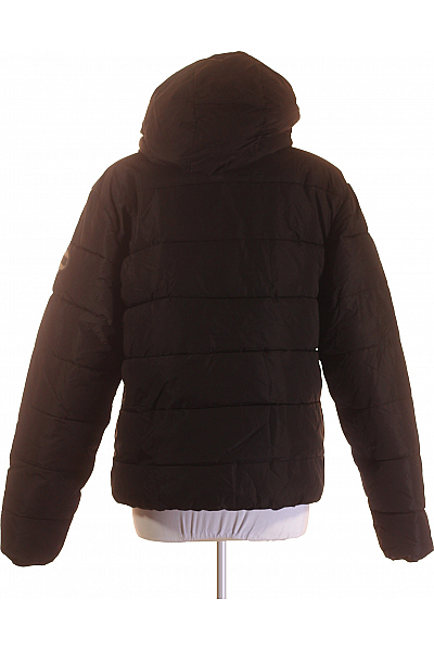 Prošívaná Pánská Bunda Černá PULL&BEAR Vel. L
