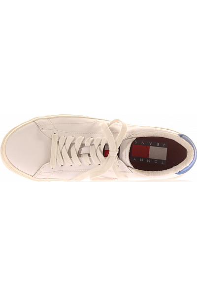 Pánské Boty Kožené Bílé TOMMY HILFIGER Vel.  42