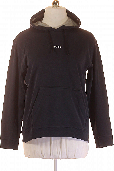 Pánská Mikina Modrá Hugo Boss Second hand Vel.  XL