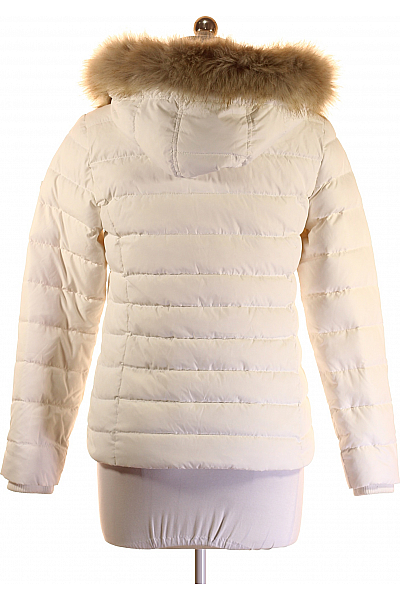 Prošívaná Dámská Bunda Bílá TOMMY HILFIGER Second hand Vel. M