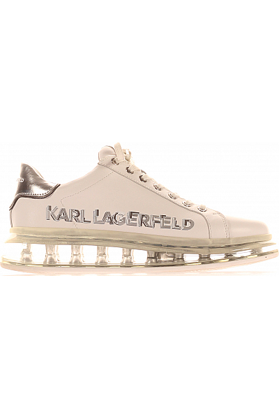 Karl Lagerfeld Pánské Boty Bílé Vel.  43