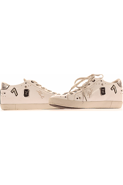 Dámské Tenisky Bílé Karl Lagerfeld Second hand Vel.  39