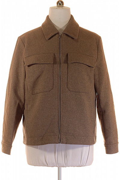 JACK & JONES Pánský Kabát Béžový Vel. L