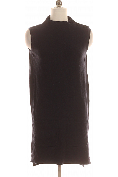  Šaty Pletené Modré Marks & Spencer Vel.  36