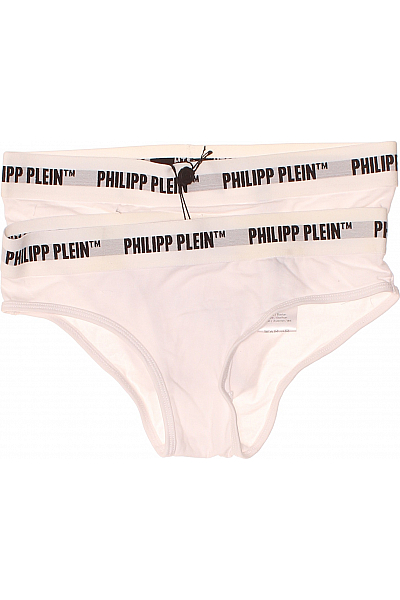 PHILLIP PLEIN Dámské Prádlo Bílé Second hand Vel.  M