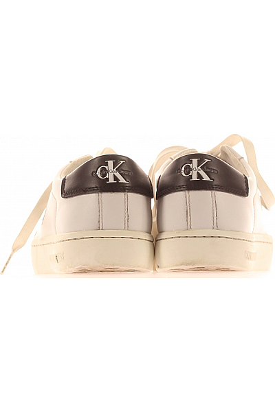 Dámské Boty Kožené Bílé Calvin Klein Vel.  38