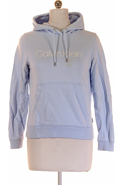 Dámská Mikina Bez Zapínání Modrá Calvin Klein Vel.  M