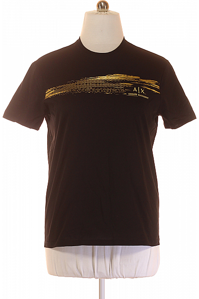Pánské Tričko Černé ARMANI Second hand Vel. L