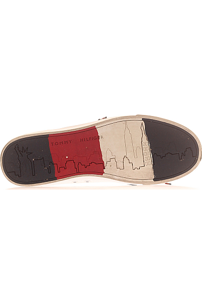 Pánské Boty Kožené Modré TOMMY HILFIGER Vel. 45