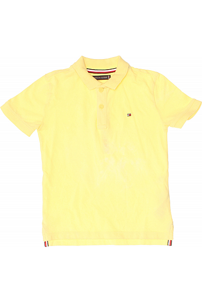 TOMMY HILFIGER Chlapecké Tričko Žluté Second hand